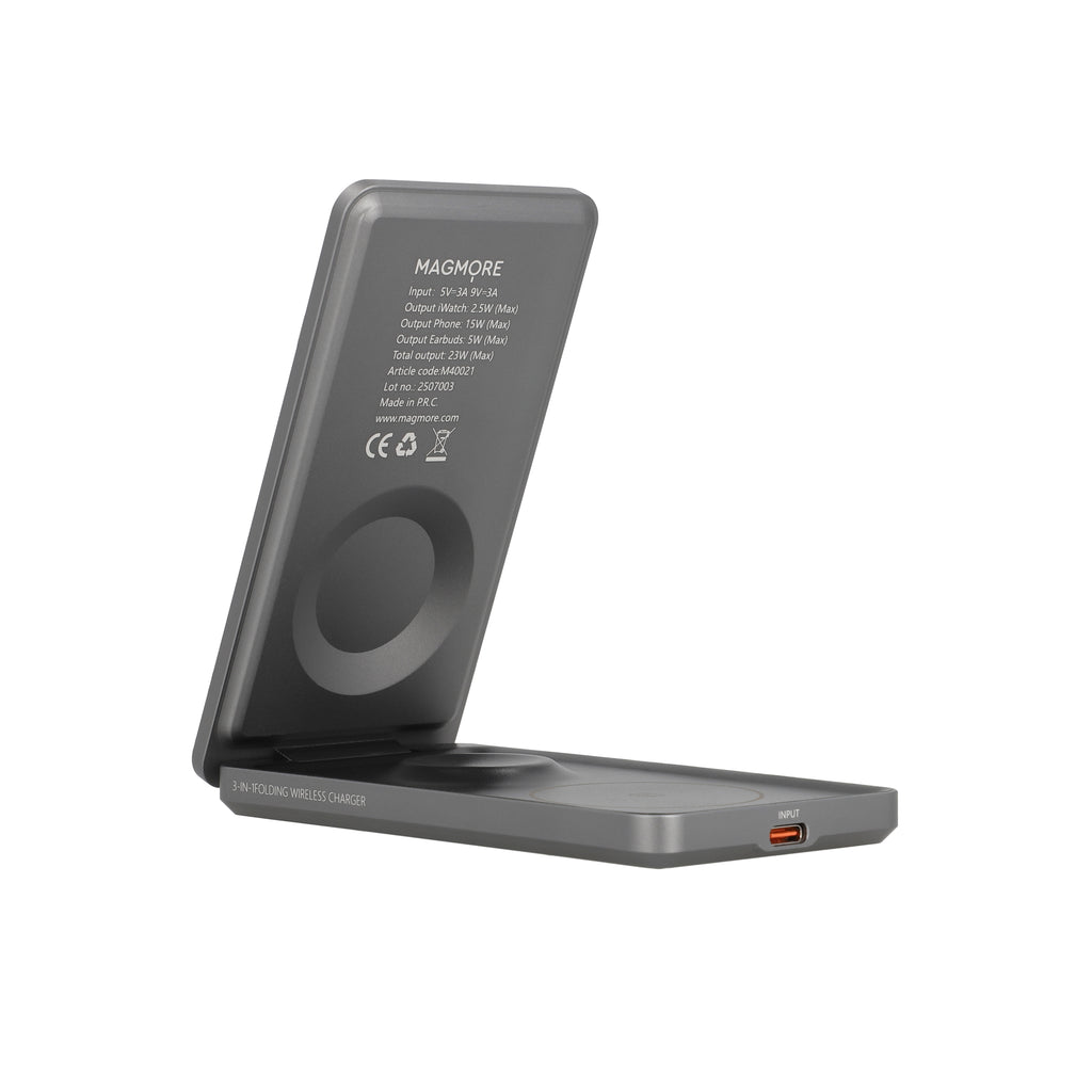 Desk Charger 3-in-1 MagSafe Qi2 - Charging Station