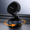Magmore MagSafe suction pad telefoonhouder op dashboard met draaibare zuignap