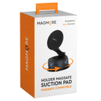 Magmore MagSafe suction pad verpakking met productafbeelding en merklogo